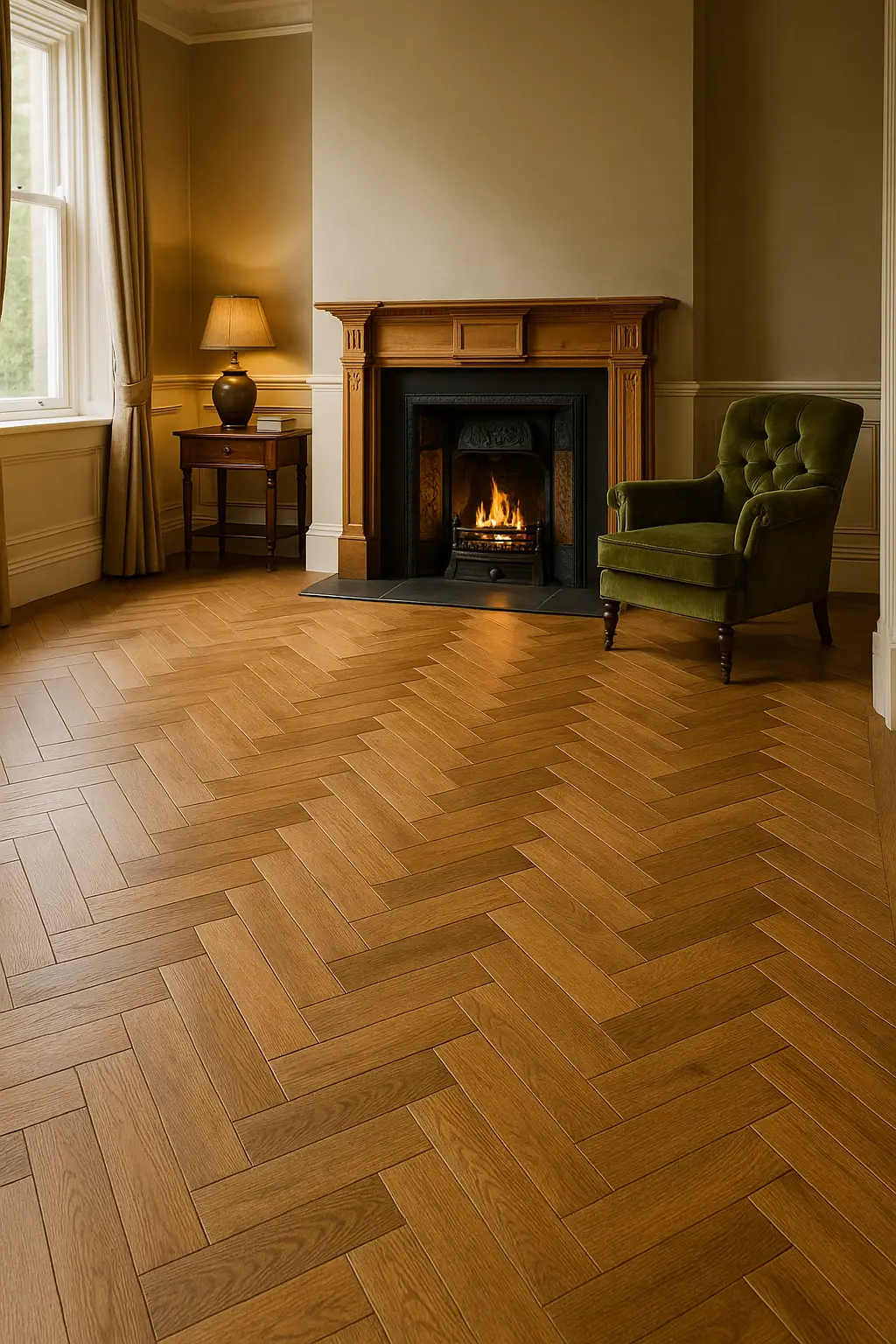 Modern LVT flooring in Ramsbottom family living room